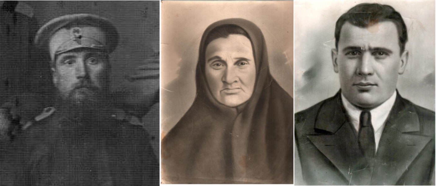 Жировы Андрей Нестерович, Клавдия Григорьевна и Иван Андреевич
